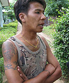 Bo, a volunteer at Thailand's largest AIDS hospice.