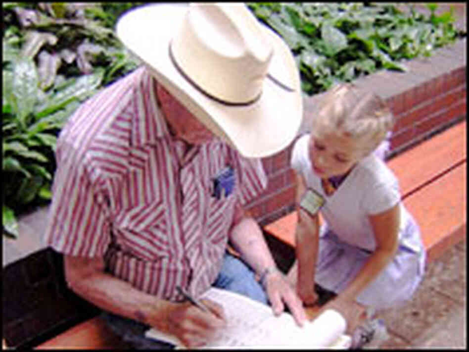 Political activist Lily Thorpe, 10, gets a signature for her petition to raise the tobacco tax. Political activist Lily Thorpe, 10, gets a signature for her petition to raise the tobacco tax.