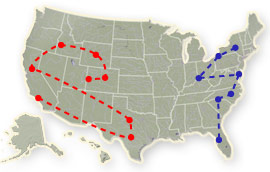 Map - U.S. Route