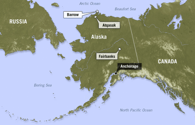 Map of Alaska