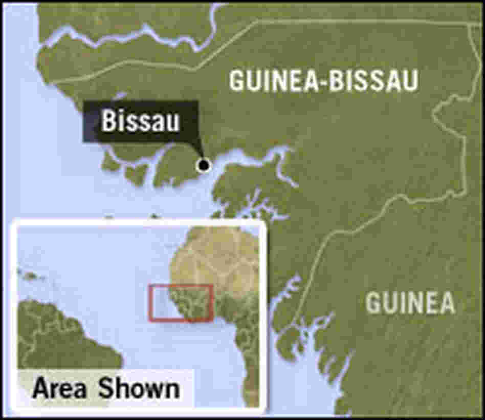 Map of Guinea Bissau Map of Guinea Bissau