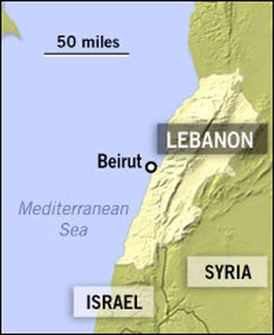 Map Of Lebanon
