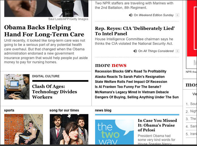 Home page shows timely updates of the latest news. Home page shows timely updates of the latest news.