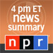 NPR: 4PM ET News Summary