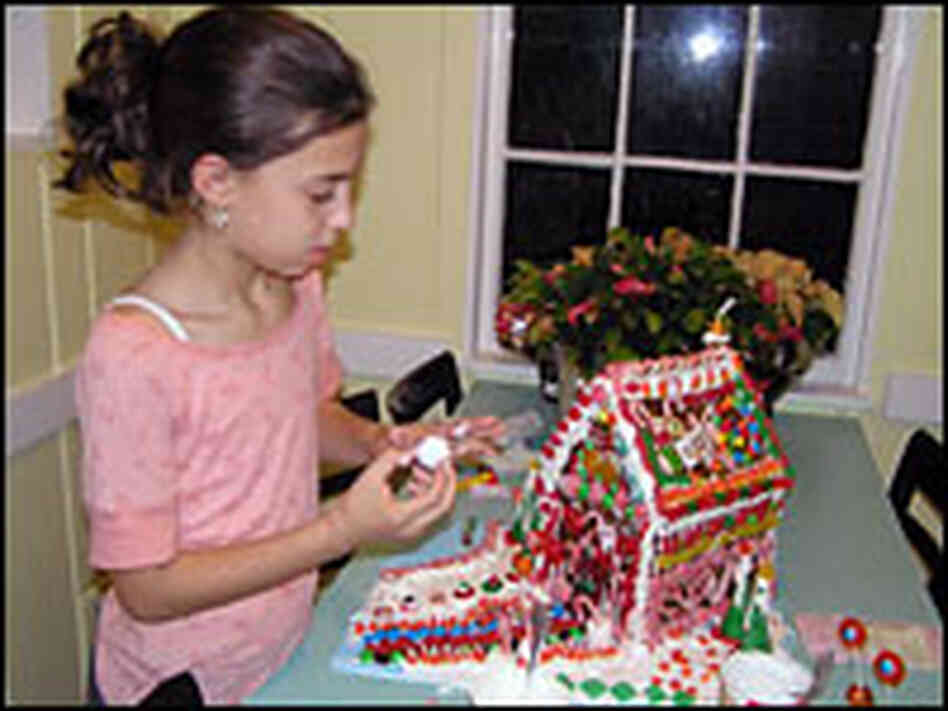Isabel, 11, prefers perfectly symmetrical rows of carefully placed, color-coordinated candy.
