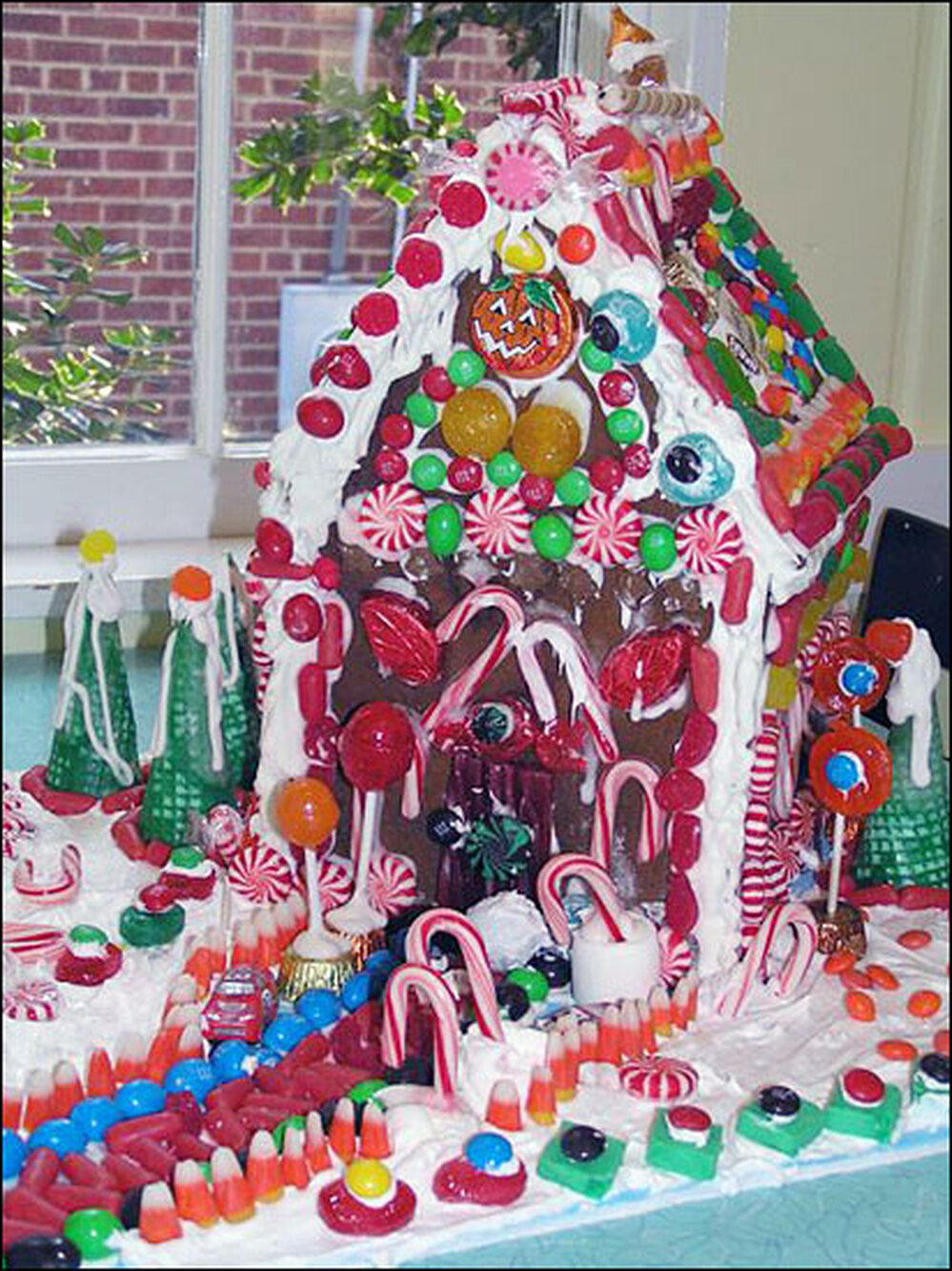 Completed Gingerbread House
