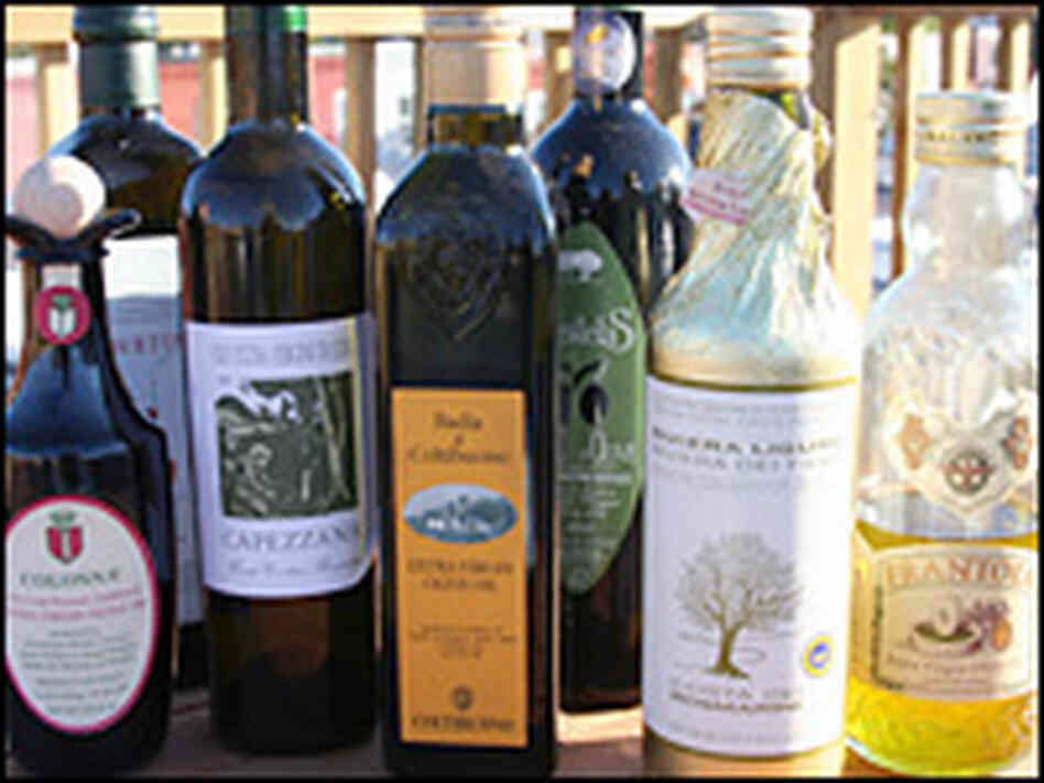Fine olive oils, like fine wines, come in beautiful bottles