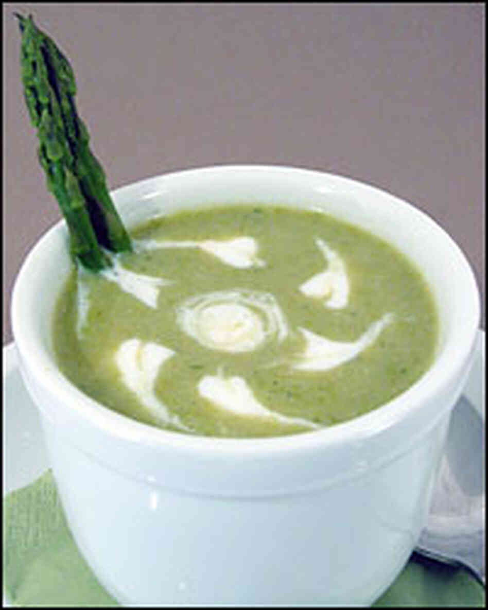 Asparagus chowder