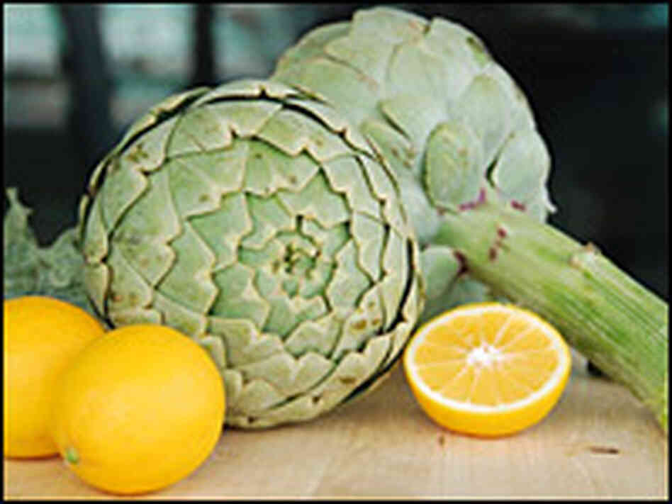 Artichokes and lemons