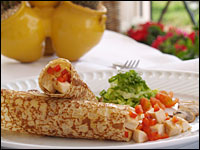 Crepes can be salty or sweet. But they're always delicious and easy to make.