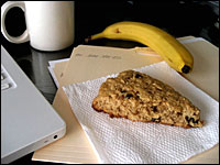 In the rush to get to work or school, we often skip breakfast at home — and resort to fast food. But homemade quick breads are a more healthful, no-mess alternative for the commute or the desktop.