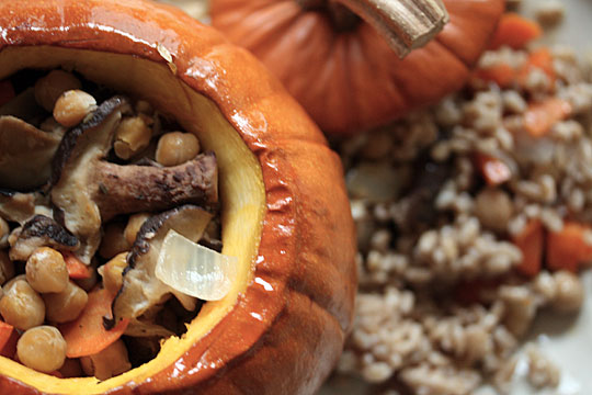 Baked Pumpkin with Root Vegetable Stew; courtesy npr.org
