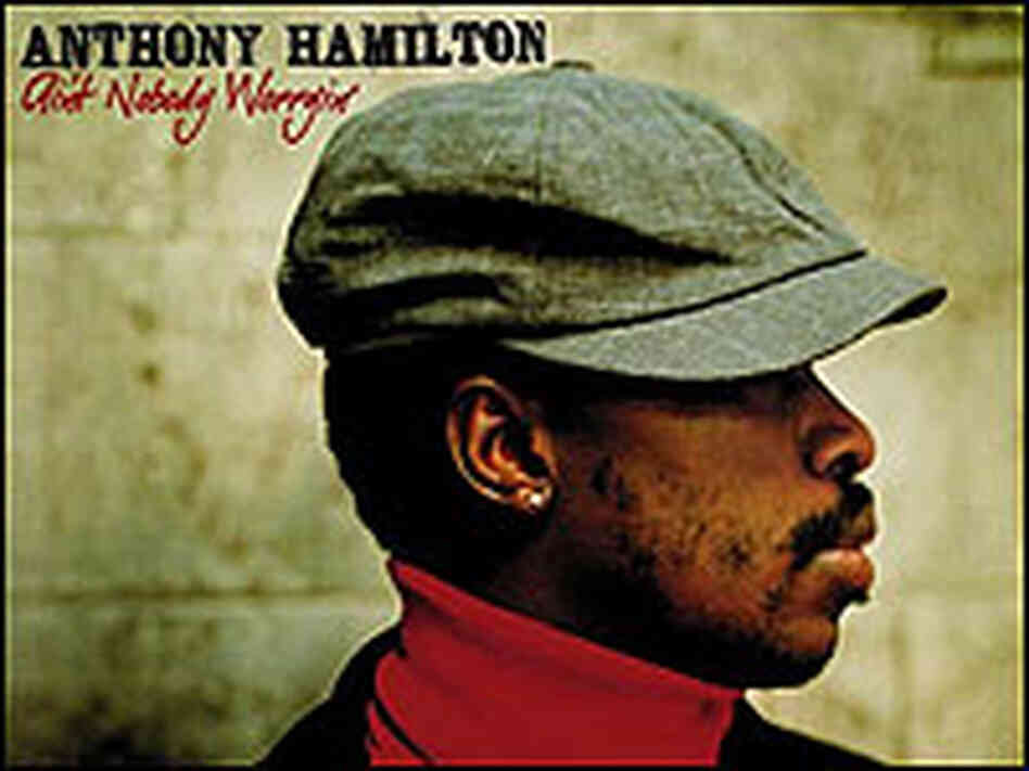 Anthony Hamilton in a detail from the cover of his CD Anthony Hamilton in a detail from the cover of his CD