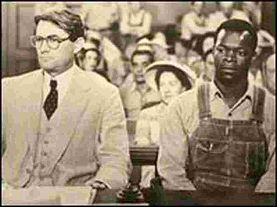 Gregory Peck and Brock Peters at the defense table in 'To Kill a Mockingbird.' Gregory Peck and Brock Peters at the defense table in 'To Kill a Mockingbird.'