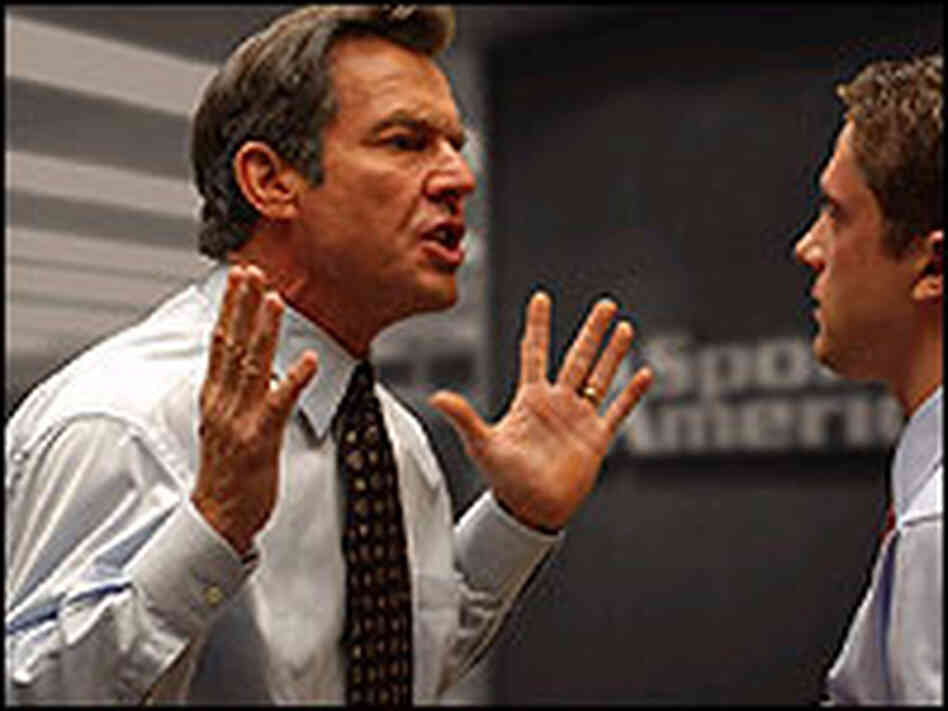Dennis Quaid and Topher Grace in the film 'In Good Company' Dennis Quaid and Topher Grace in the film 'In Good Company'