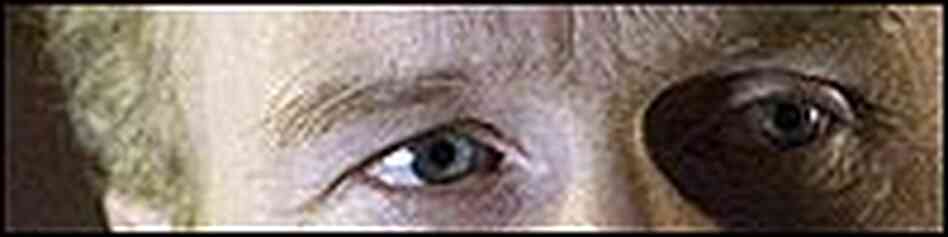 Very tight shot of William Hurt's eyes. Very tight shot of William Hurt's eyes.