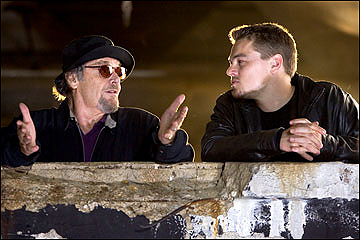 Jack Nicholson and Leonardo DiCaprio in 'The Departed.'