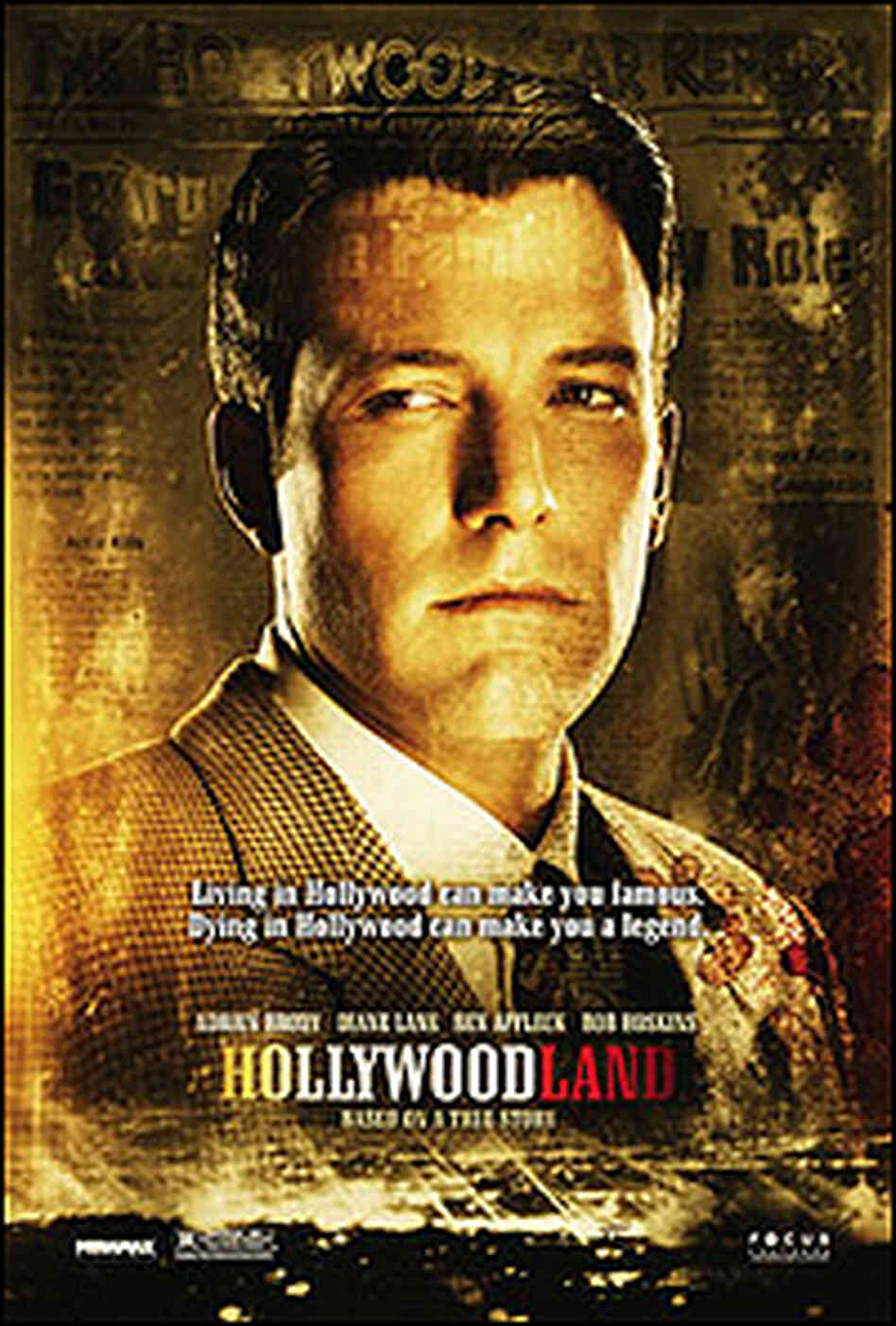 Ben Affleck on a poster for 'Hollywoodland' Ben Affleck on a poster for 'Hollywoodland'