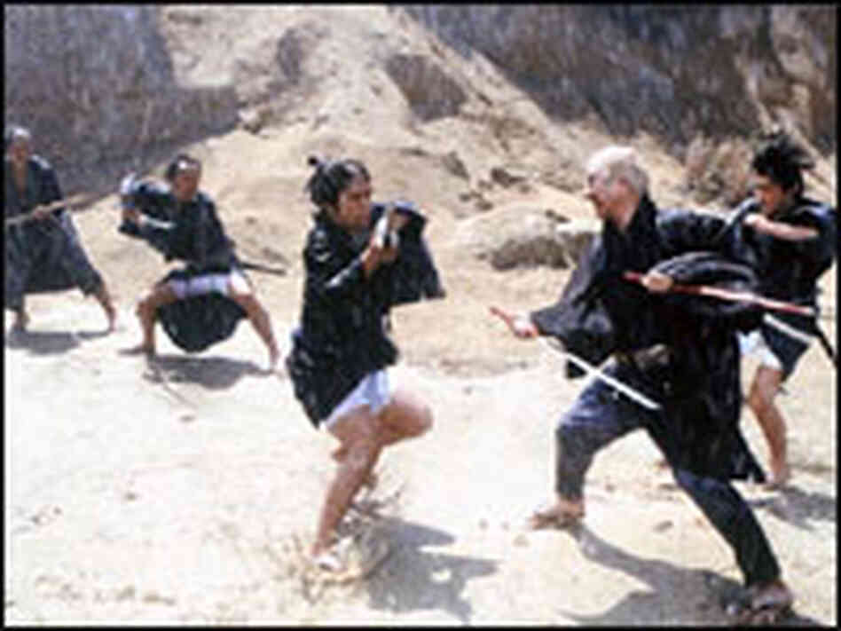 A scene from 'The Blind Swordsman' A scene from 'The Blind Swordsman'