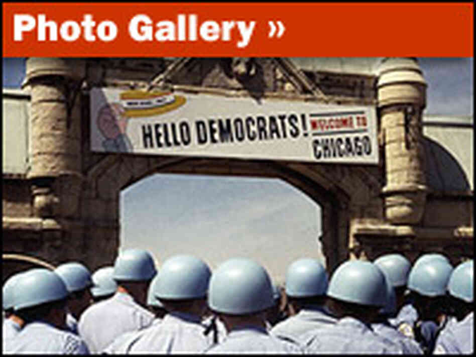 Photo gallery about the riots at the 1968 Democratic Convention in Chicago