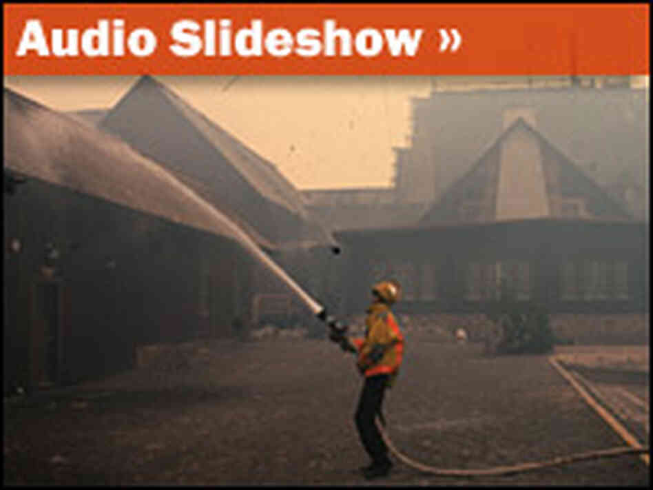 Audio Slideshow: Fire at the Old Faithful Inn