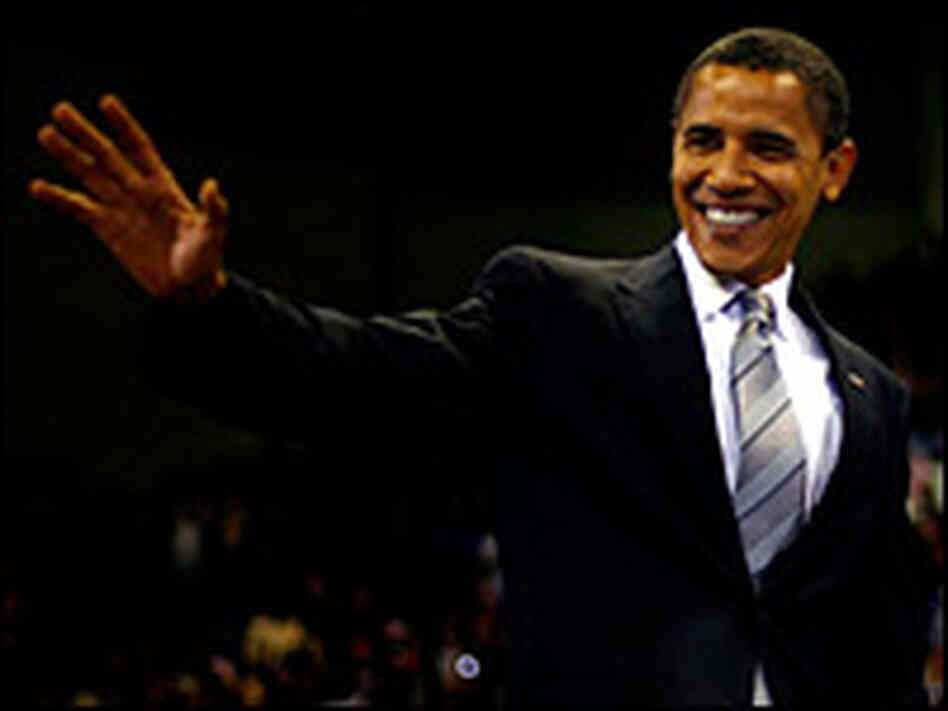 Sen. Barack Obama at a rally in North Carolina Sen. Barack Obama at a rally in North Carolina