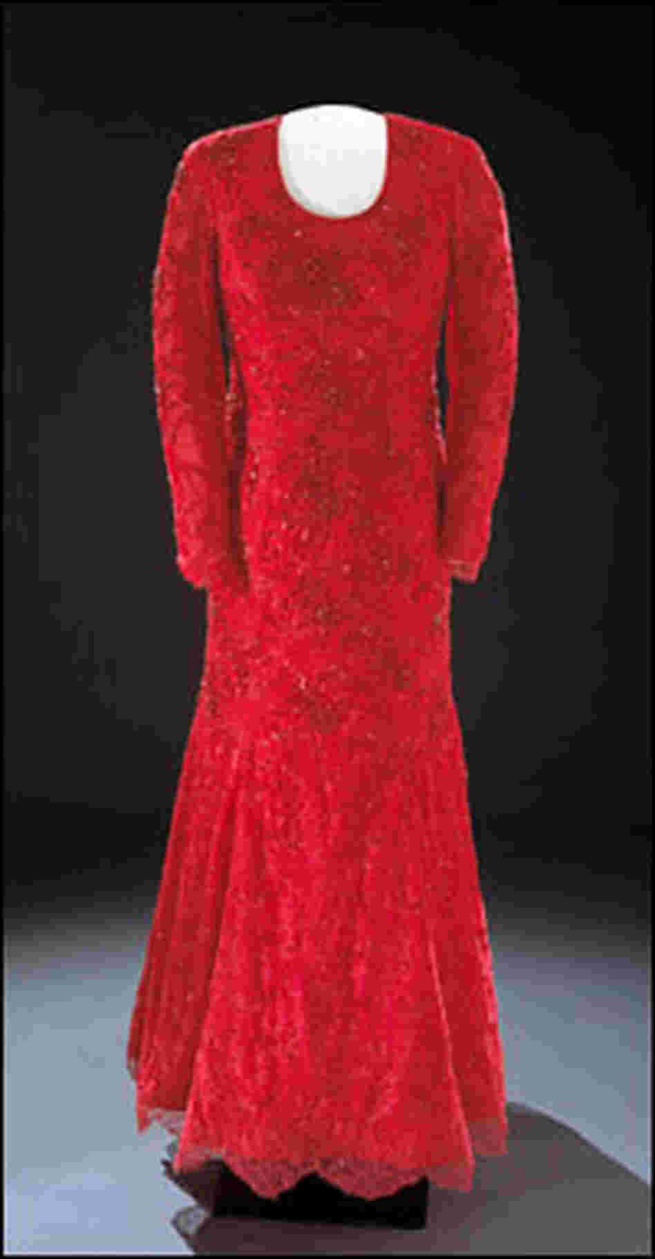 Laura Bush's 2001 inaugural gown.