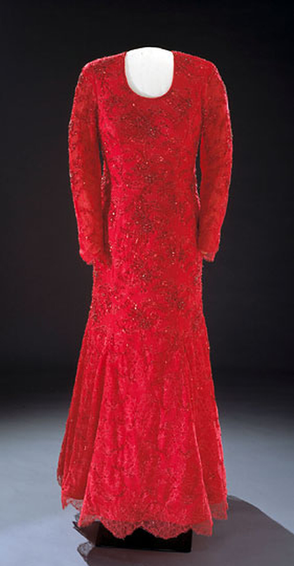 Laura Bush's 2001 inaugural gown.