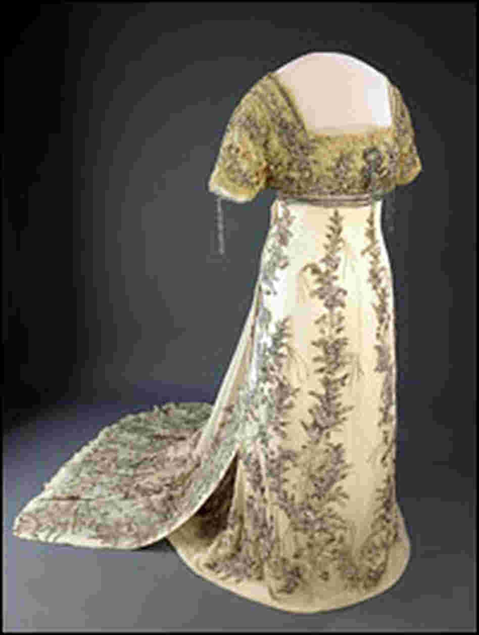 Helen Taft’s 1909 inaugural ball gown.