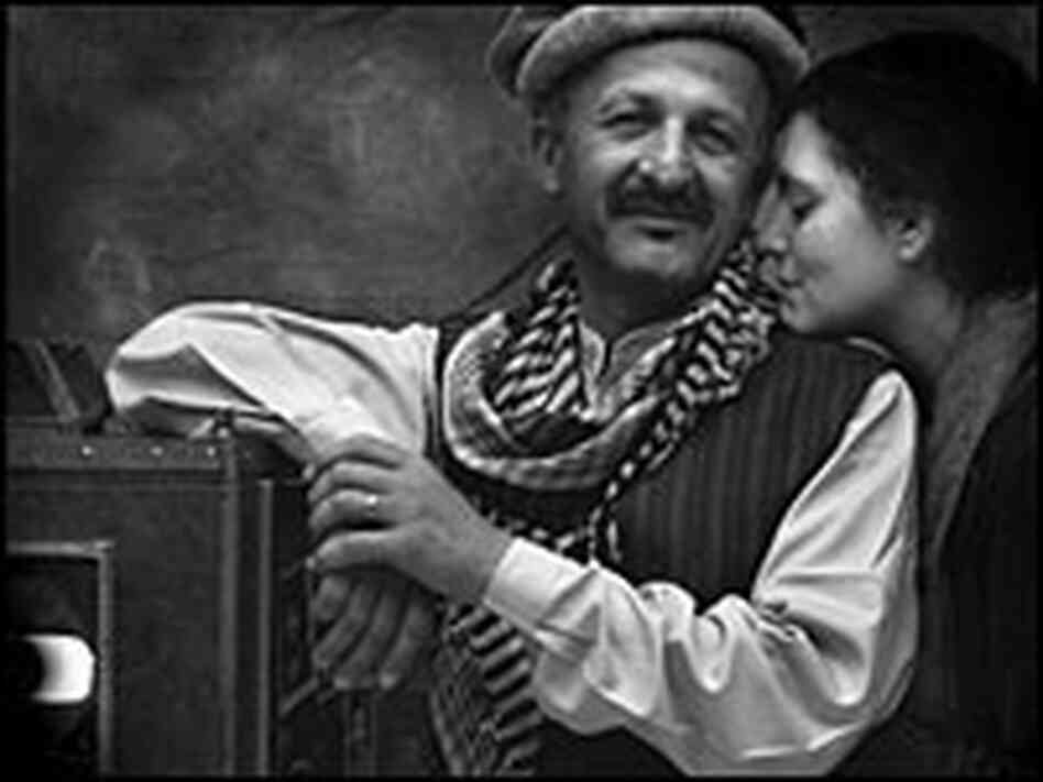 Photojournalist Reza Deghati with his wife, Rachel.