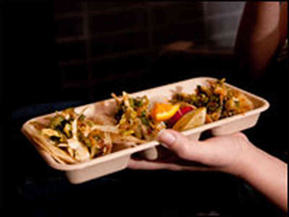 Kogi's trio taco platter