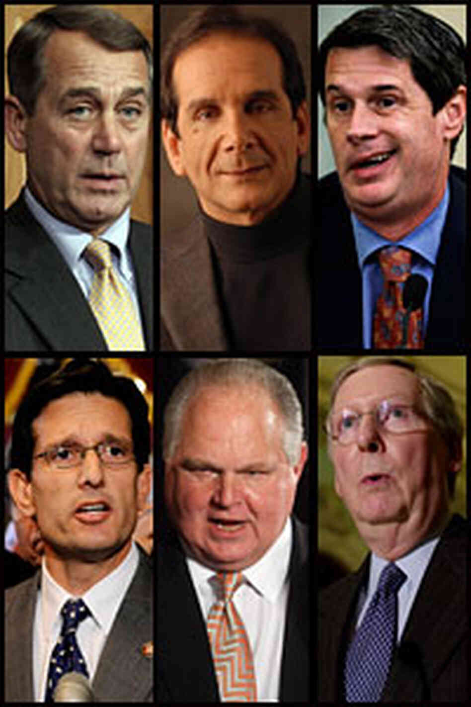 Thorns in Obama's side clockwise, from top left: Thorns in Obama's side clockwise, from top left: