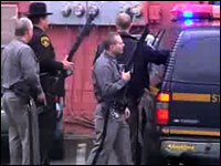 Authorities outside the American Civic Association in Binghamton, N.Y., where a shooting took place