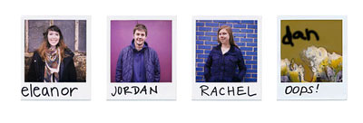 eleanor, jordan, rachel, dan