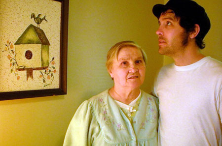 Mark Redding and his mom