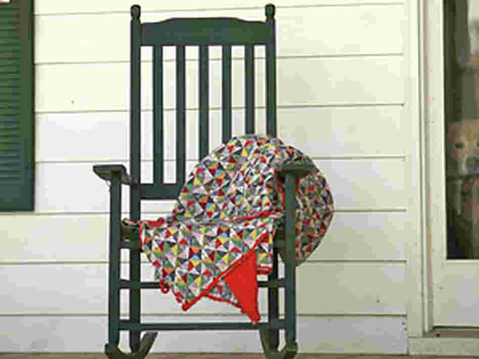 Rocking chair on a porch Rocking chair on a porch