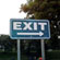 An exit sign; credit: Vasha/via Flickr