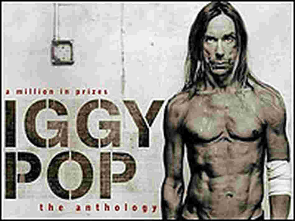 A shirtless Iggy Pop on the cover of his new compilation CD. A shirtless Iggy Pop on the cover of his new compilation CD.