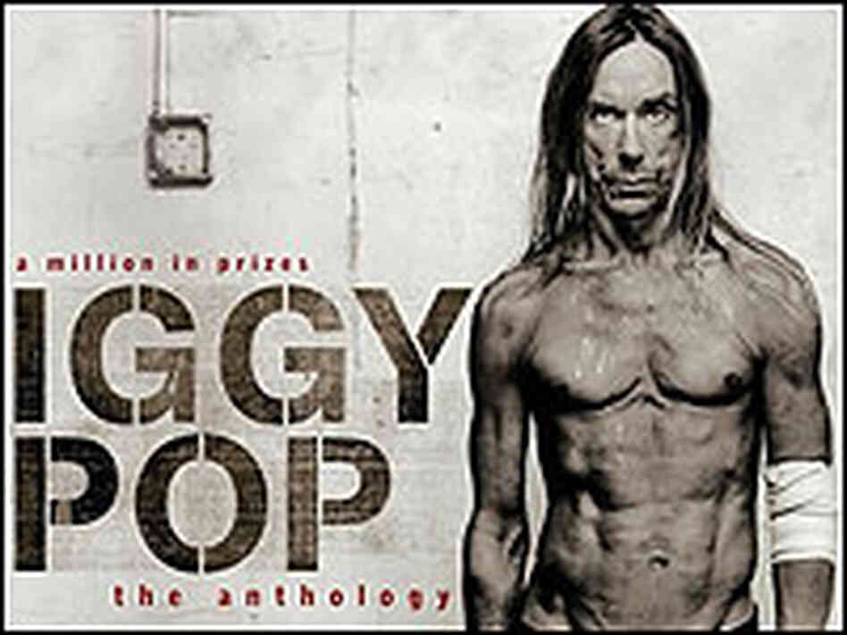 A shirtless Iggy Pop on the cover of his new compilation CD. A shirtless Iggy Pop on the cover of his new compilation CD.
