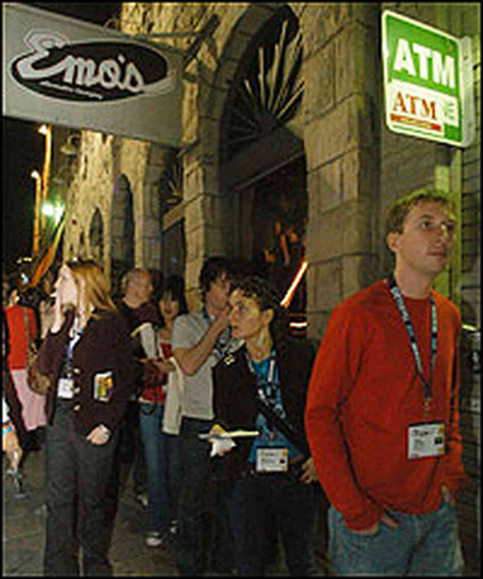Elaine Heinzman in Line at South by Southwest Festival Elaine Heinzman in Line at South by Southwest Festival