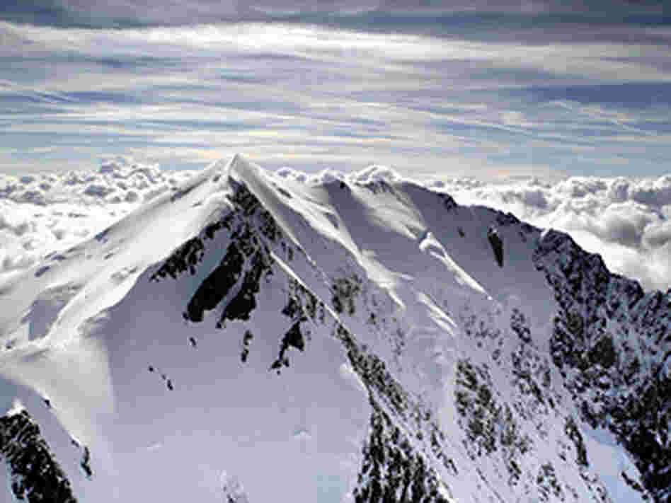 The Italian side of Mont Blanc, the highest European peak. The Italian side of Mont Blanc, the highest European peak.