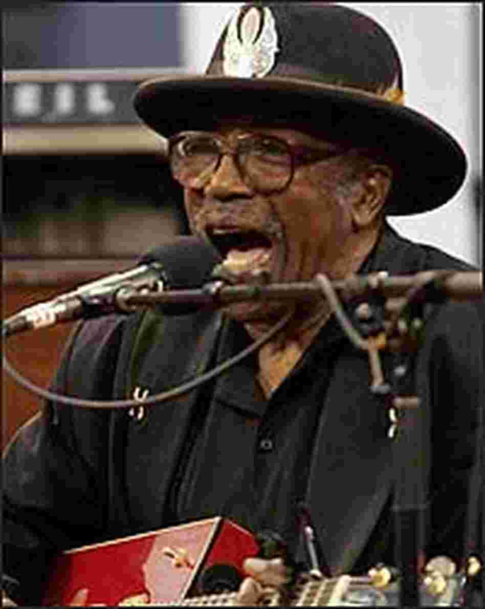 Bo Diddley performs during the U.S. Open in Flushing Meadows, N.Y., in August, 2005.
