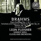 Cover for Leon Fleisher Plays Brahms Cover for Leon Fleisher Plays Brahms