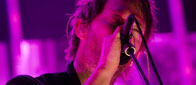 Radiohead's Thom Yorke, live at the Santa Barbara Bowl; credit: Jesse Groves