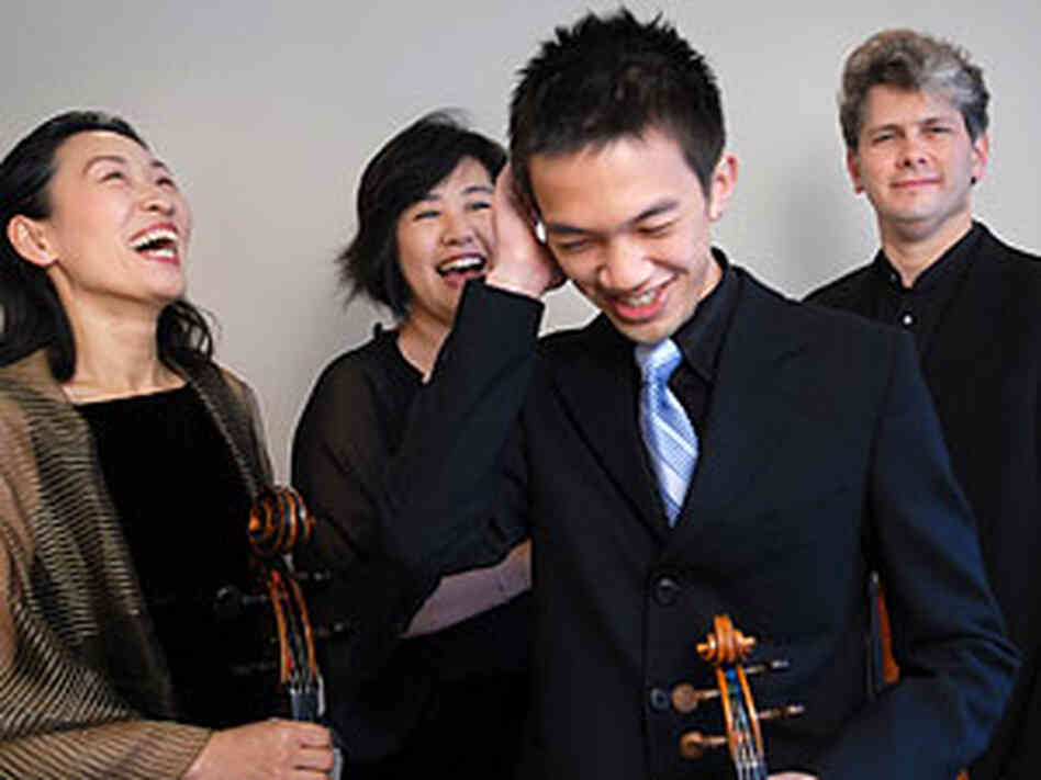 Members of the Borromeo String Quartet Members of the Borromeo String Quartet