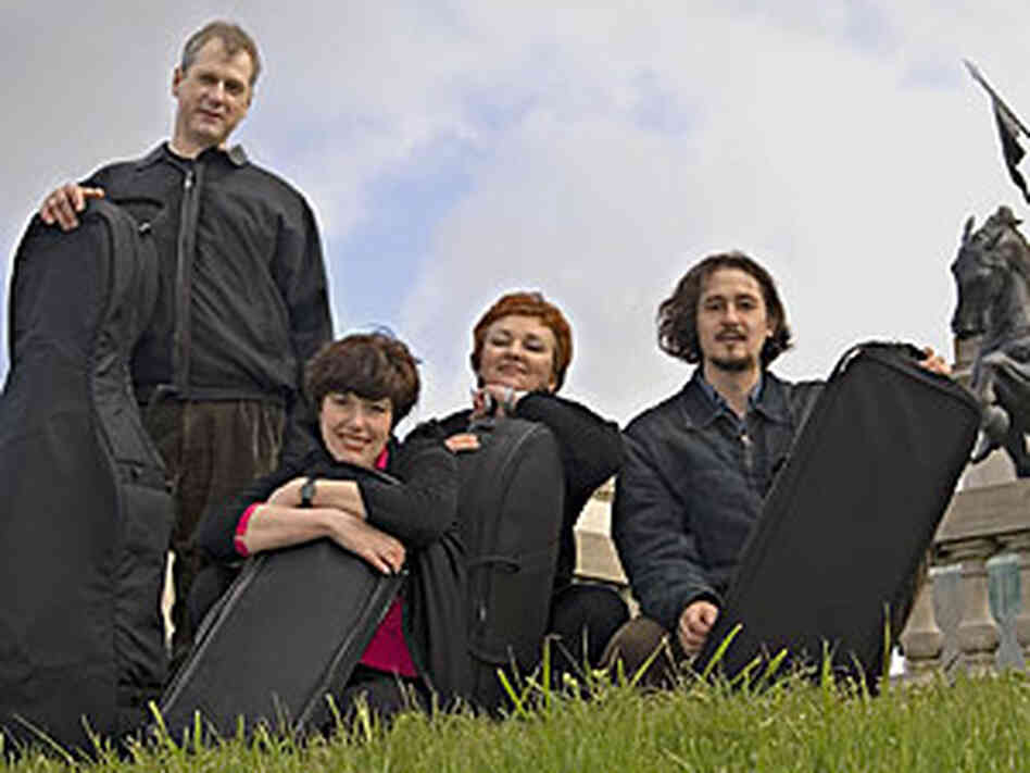 The members of the St. Petersburg String Quartet The members of the St. Petersburg String Quartet