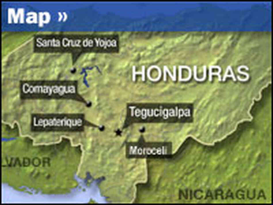 Map of Honduras