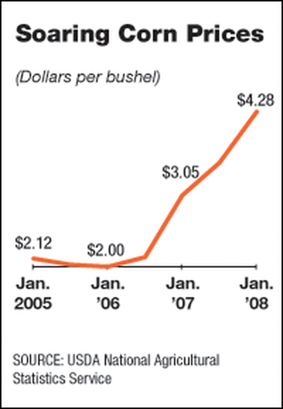U.S. corn price chart U.S. corn price chart