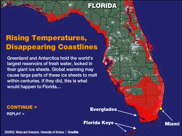 [Interactive:Rising Temperatures, Disappearing Coastlines]