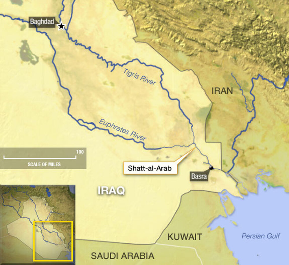 Map: Southern Iraq